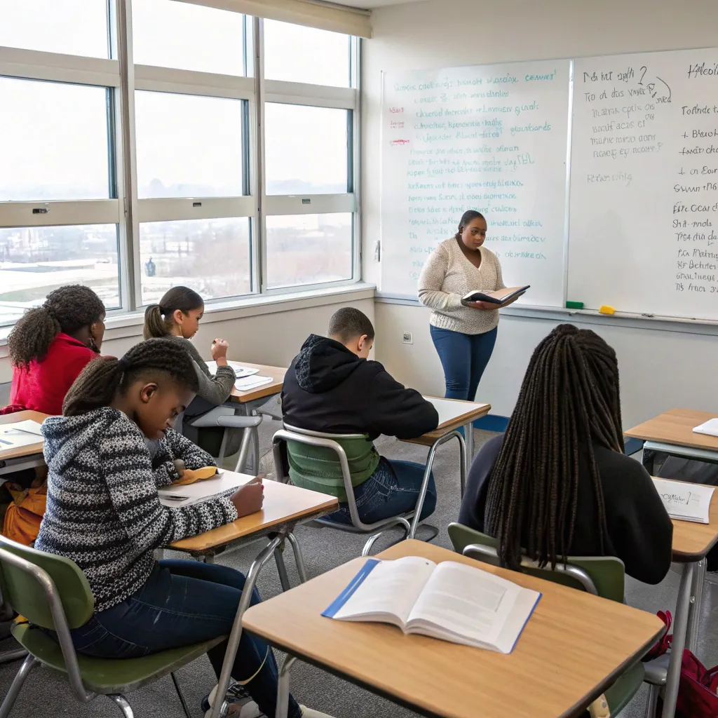 Language class in progress at AVERNIQO